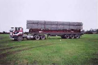 Over-length 40' flat racks from USA to NZ